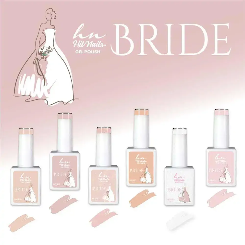 Gel Polish Bride Coleção 6 cores