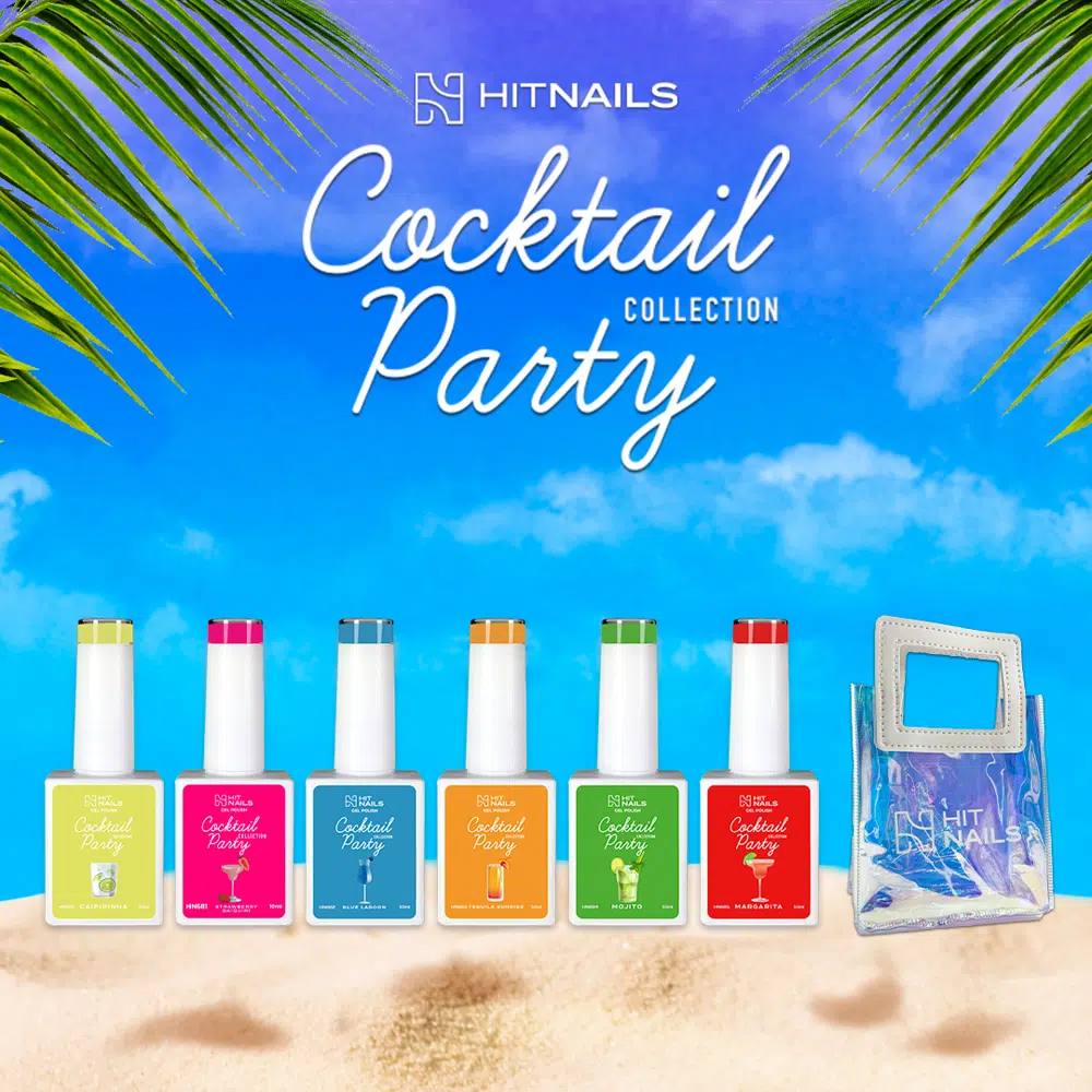 Gel Polish Cocktail Party Collection - 6 cores