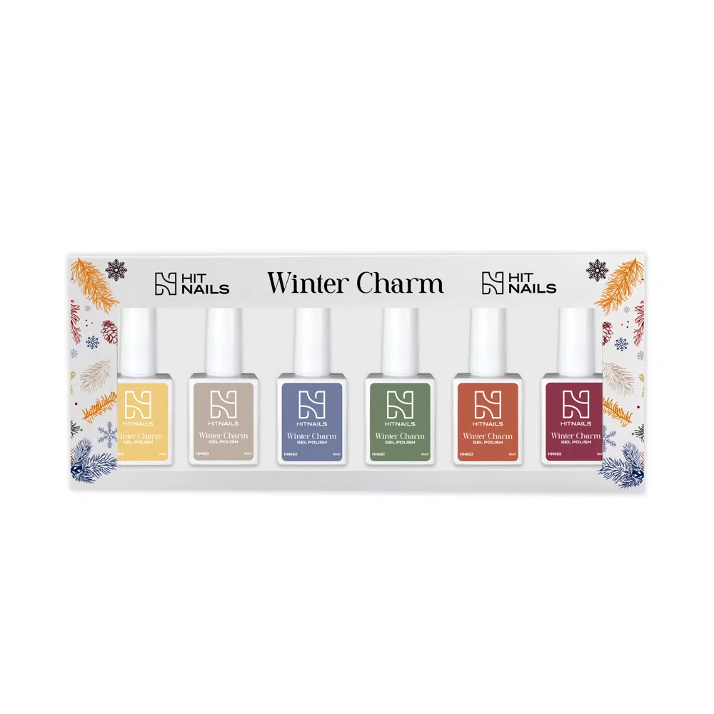 Gel Polish Winter Charm - 6 cores