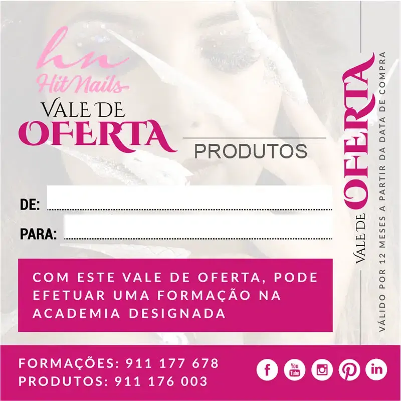 Voucher oferta - Produtos